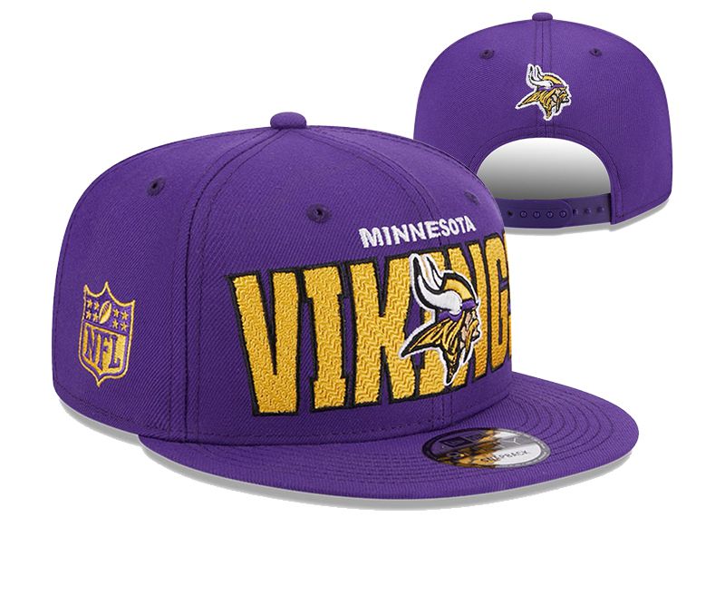 2023 NFL Minnesota Vikings Hat YS0612->->Sports Caps